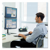 Professional Series Freestanding Dual Stacking Monitor Arm, Up To 32"-17 Lbs