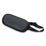 I-spire Series Lumbar Cushion, 14 X 3 X 6, Gray-black