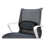 I-spire Series Lumbar Cushion, 14 X 3 X 6, Gray-black