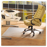 Cleartex Advantagemat Phthalate Free Pvc Chair Mat For Hard Floors, 53 X 45, Clear