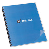 Clear View Presentation Binding System Cover, 11 X 8 1-2, Clear, 100-box
