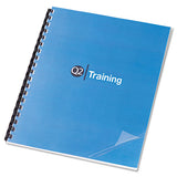 Clear View Presentation Binding System Cover, 11 1-4 X 8 3-4, Clear, 100-box