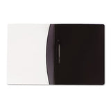 Report Cover W-hidden Swing Clip, Letter Size, Black