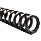 Proclick Easy Edit Spines, 5-16" Diameter, 45 Sheet Capacity, Black, 100-box