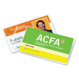 Longlife Thermal Laminating Pouches, 10 Mil, 2.5" X 4.25", Gloss Clear, 100-box