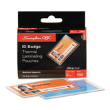 Ultraclear Thermal Laminating Pouches, 5 Mil, 3.88" X 2.63", Gloss Clear, 100-box