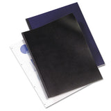 Velobind Presentation Covers, 11 X 8 1-2, Clear, 25-pack