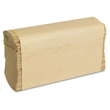 Folded Paper Towels, Multifold, 9 X 9 9-20, Natural, 250 Towels-pk, 16 Packs-ct