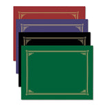 Certificate-document Cover, 12 1-2 X 9 3-4, Green, 6-pack