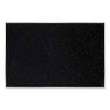 Satin Aluminum-frame Recycled Rubber Bulletin Boards, 60.5 X 36.5, Confetti Surface, Ships In 7-10 Business Days