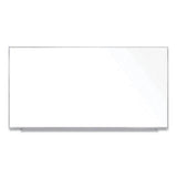Magnetic Porcelain Whiteboard With Aluminum Frame, 120.59 X 60.47, White Surface, Satin Aluminum Frame,ships In 7-10 Bus Days