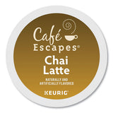 Café Escapes Chai Latte K-cups, 96-carton