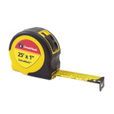 Extramark Power Tape, 5-8" X 12ft, Steel, Yellow-black