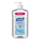 Advanced Refreshing Gel Hand Sanitizer, Clean Scent, 20 Oz Pump Bottle, 12-carton