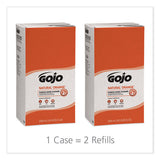 Natural Orange Pumice Hand Cleaner Refill, Citrus Scent, 5000 Ml, 2-carton