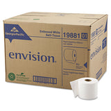 Embossed Bathroom Tissue, Septic Safe, 1-ply, White, 550-roll, 80 Rolls-carton