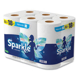 Pick-a-size Perforated Kitchen Triple Roll Towels With Thirst Pockets, 2-ply, 11 X 6, White, 165 Sheets-roll, 6 Rolls-pack