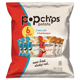 Potato Chips, Variety Pack, Barbeque, Sea Salt, Sour Cream And Onion, 0.8 Oz Bag, 30/pack, Ships In 1-3 Business Days