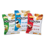 Potato Chips, Variety Pack, Barbeque, Sea Salt, Sour Cream And Onion, 0.8 Oz Bag, 30/pack, Ships In 1-3 Business Days