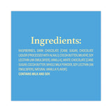 Nature's Hyper-chilled Raspberries In White And Dark Chocolate, 5 Oz Cup, 8/carton, Ships In 1-3 Business Days
