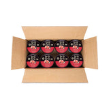 Nature's Hyper-chilled Strawberries In White And Milk Chocolate, 5 Oz Cup, 8/carton, Ships In 1-3 Business Days