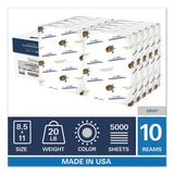 Colors Print Paper, 20lb, 8.5 X 11, Gray, 500 Sheets-ream, 10 Reams-carton