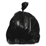 X-liner Reprocessed Liners, 60 Gal, 1.7 Mil, 38" X 58", Black, 100-carton