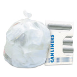 High-density Waste Can Liners, 16 Gal, 8 Microns, 24" X 33", Natural, 1,000-carton