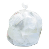 High-density Waste Can Liners, 33 Gal, 16 Microns, 33" X 40", Natural, 250-carton