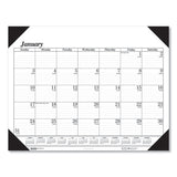 Recycled Workstation-size One-color Monthly Desk Pad Calendar, 18.5 X 13, 2021