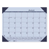 Recycled Ecotones Academic Desk Calendar, 18.5 X 13, Cordovan Corners, 2020-2021