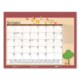 Earthscapes Seasonal Desk Pad Calendar, 18.5 X 13, 2021