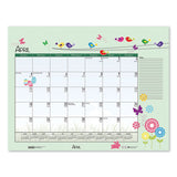 Earthscapes Seasonal Desk Pad Calendar, 18.5 X 13, 2021