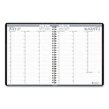 Recycled Professional Academic Weekly Planner, 11 X 8.5, Black, 2020-2021