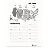 Recycled Professional Academic Weekly Planner, 11 X 8.5, Black, 2020-2021