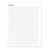 Recycled Weekly Appointment Book, Ruled Without Times, 8.75 X 6.88, Black, 2021