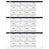 Recycled 24-month Ruled Monthly Planner, 11 X 8.5, Black, 2021-2022