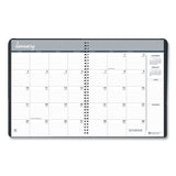 Recycled Ruled Monthly Planner With Expense Log, 8.75 X 6.88, Black, 2020-2022