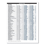Recycled Professional Weekly Planner, 15-min Appointments, 11 X 8.5, Black, 2021
