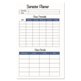 Recycled Academic Weekly-monthly Appointment Book-planner, 8 X 5, Black, 2020-2021