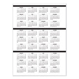 Eight-person Group Practice Daily Appointment Book, 11 X 8.5, Black, 2021