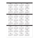 Four-person Group Practice Daily Appointment Book, 11 X 8.5, Black, 2021