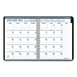100% Recycled Monthly Weekly 7 Day Planner, 8.75 X 6.88, Black, 2021