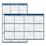 Recycled Poster Style Reversible-erasable Yearly Wall Calendar, 18 X 24, 2021