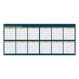 Recycled Reversible Yearly Wall Planner, 60 X 26, 2021