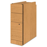 Narrow Box-box-file Pedestal For 10500-10700 Series Shells, 9.5w X 22.75d X 28h, Harvest