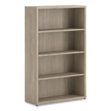 10500 Series Laminate Bookcase, Four Shelves, 36" X 13" X 57.13", Kingswood Walnut