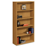10500 Series Laminate Bookcase, Five-shelf, 36w X 13.13d X 71h, Pinnacle