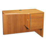 10500 Series Curved Return, Right, 42w X 18-24d X 29 1-2h, Mahogany