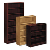 1870 Series Bookcase, Two Shelf, 36w X 11 1-2d X 29 7-8h, Cognac